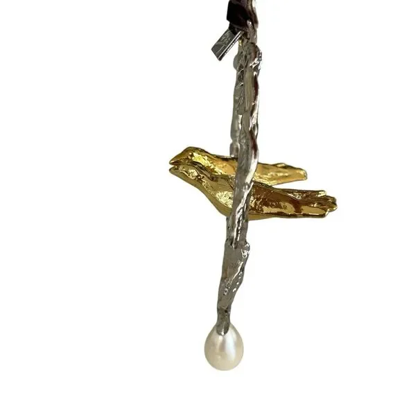 Michael Aram Lovebirds Christmas Ornament 132381 - Picture 4 of 9